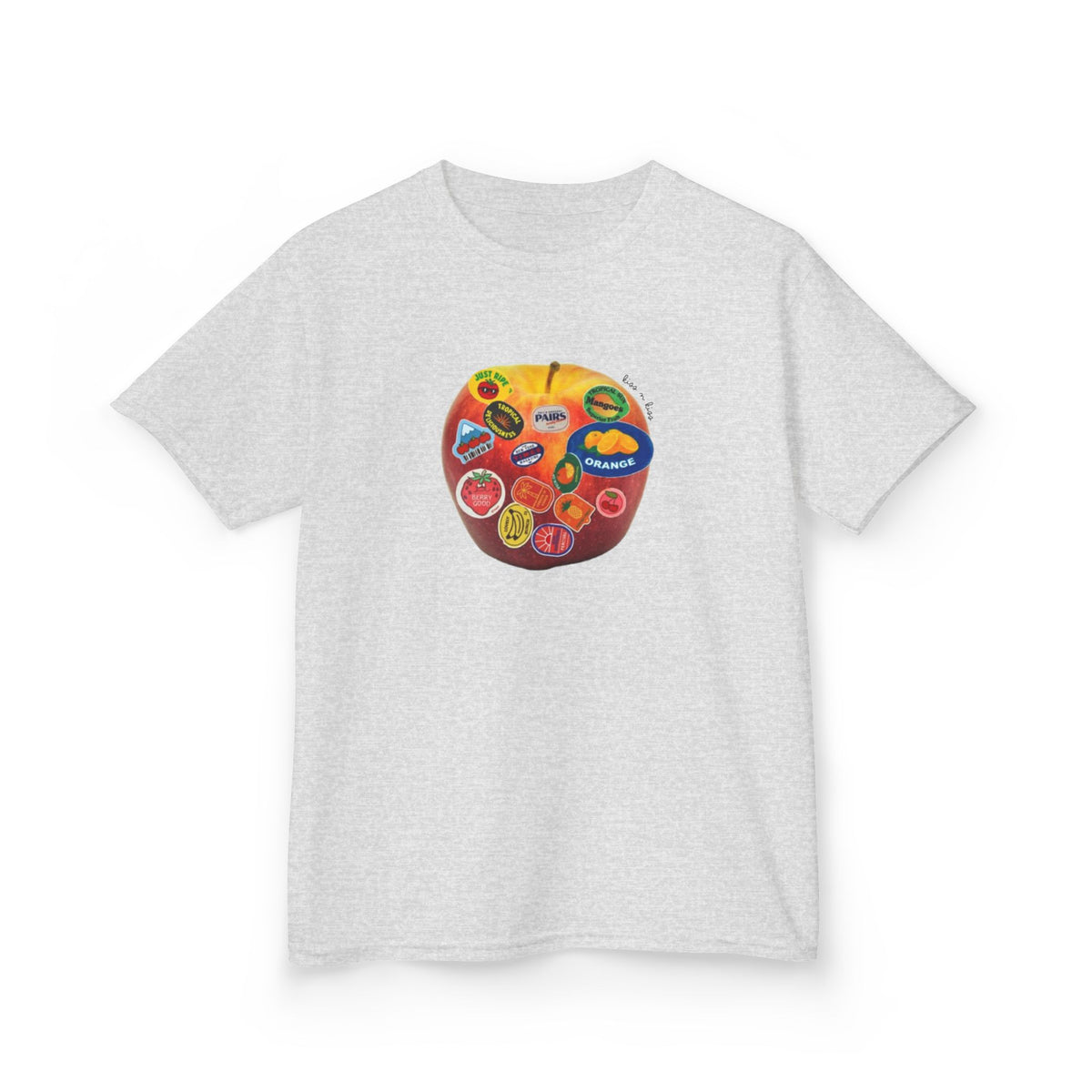 Retro Produce Sticker Apple Baby Tee
